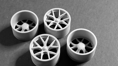 BBS GT3 Wheel PORSCHE 911 - 3D print 1 8 10 12 18 24 25 Tamiya