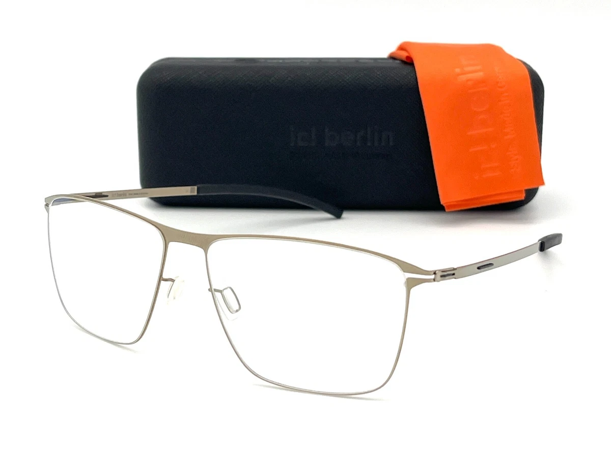 新品未使用 ic!berlin hansa Ic! Berlin 黑色眼镜框| eBay