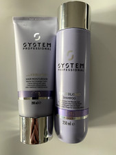Image of Wella System Professional LuxeBlond Shampoo 250ml & Moisturiser 200ml (Duo Set)