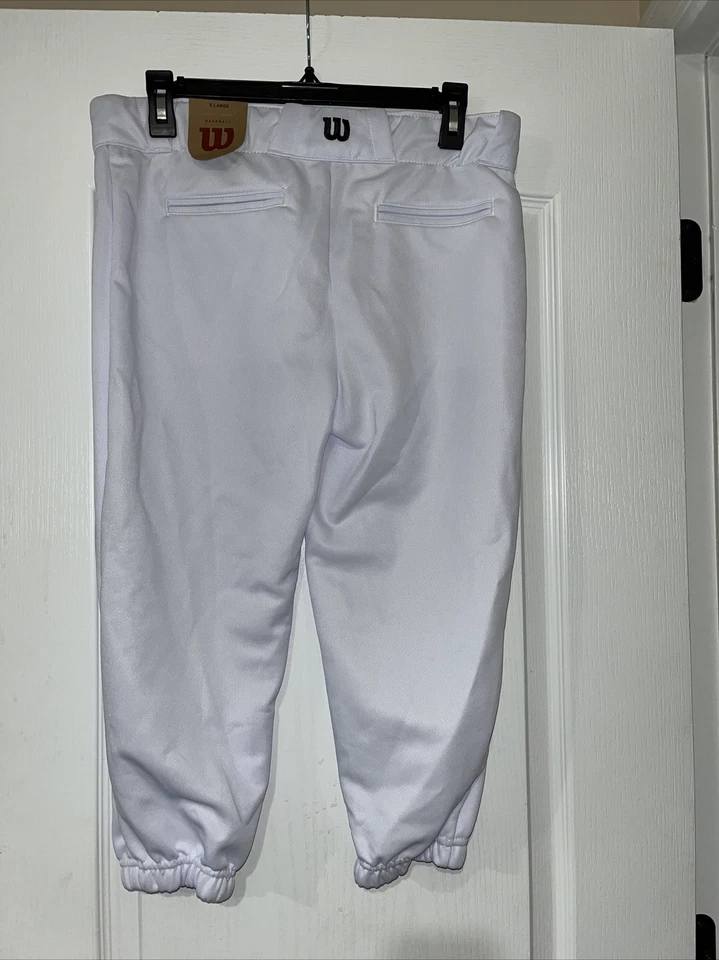 New Wilson Youth XL White Baseball Pants inseam 19 inches NWT Foto 2 de 4