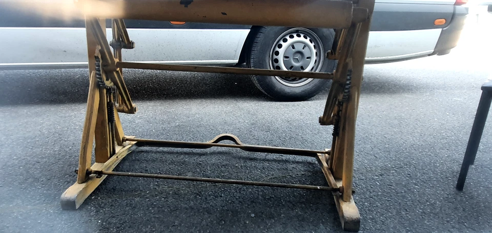 TABLE D'ARCHITECTE TABLE A DESSIN VINTAGE (DARNAY) - Photo 4/4