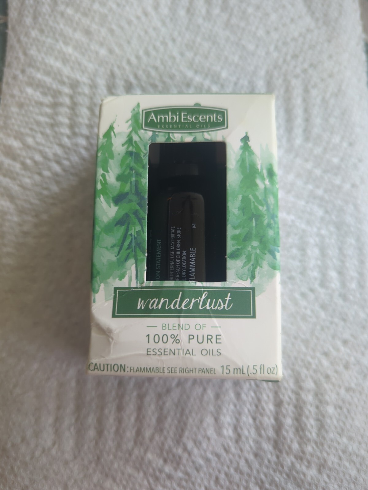 Ambi Escents Wanderlust 100% Pure Essential Oil Blend Unopened