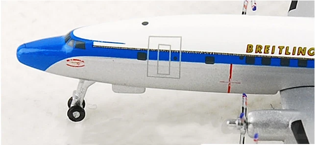 1:500 Herpa Breitling Super Constellation Lockheed L-1049 Airplane Diecast Model - image 3 of 4