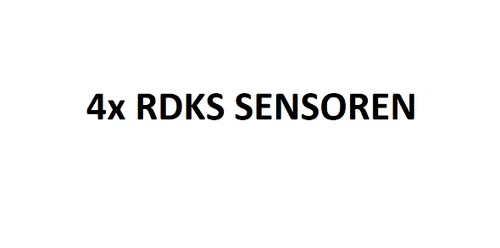 Pre-programmed TPMS sensors in black or silver