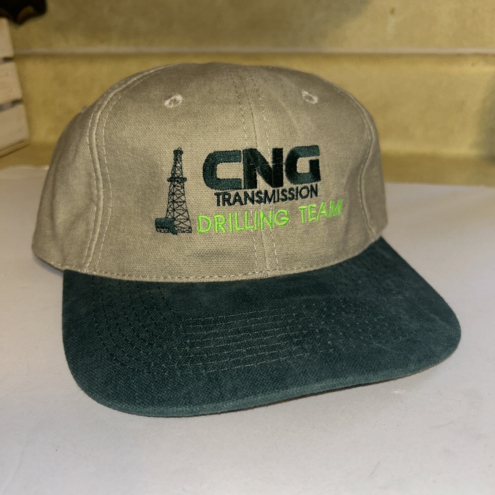 Vintage Oilfield Clasp back  Trucker Hat CNG Transmission Dr