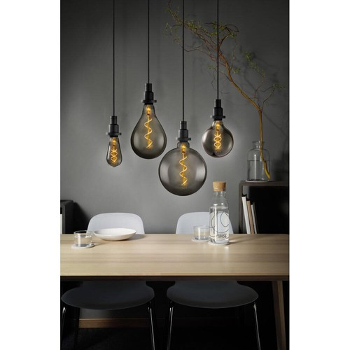 Osram LED Spiral Filament Vintage 1906 G200 Globe 5W E27 Smoked Glass Extra Warm - Picture 5 of 6