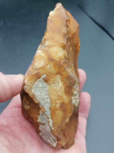 Lower Paleolithic Acheulean France Beautiful Handaxe Cleaver Heidelbergensis - Picture 19 of 21