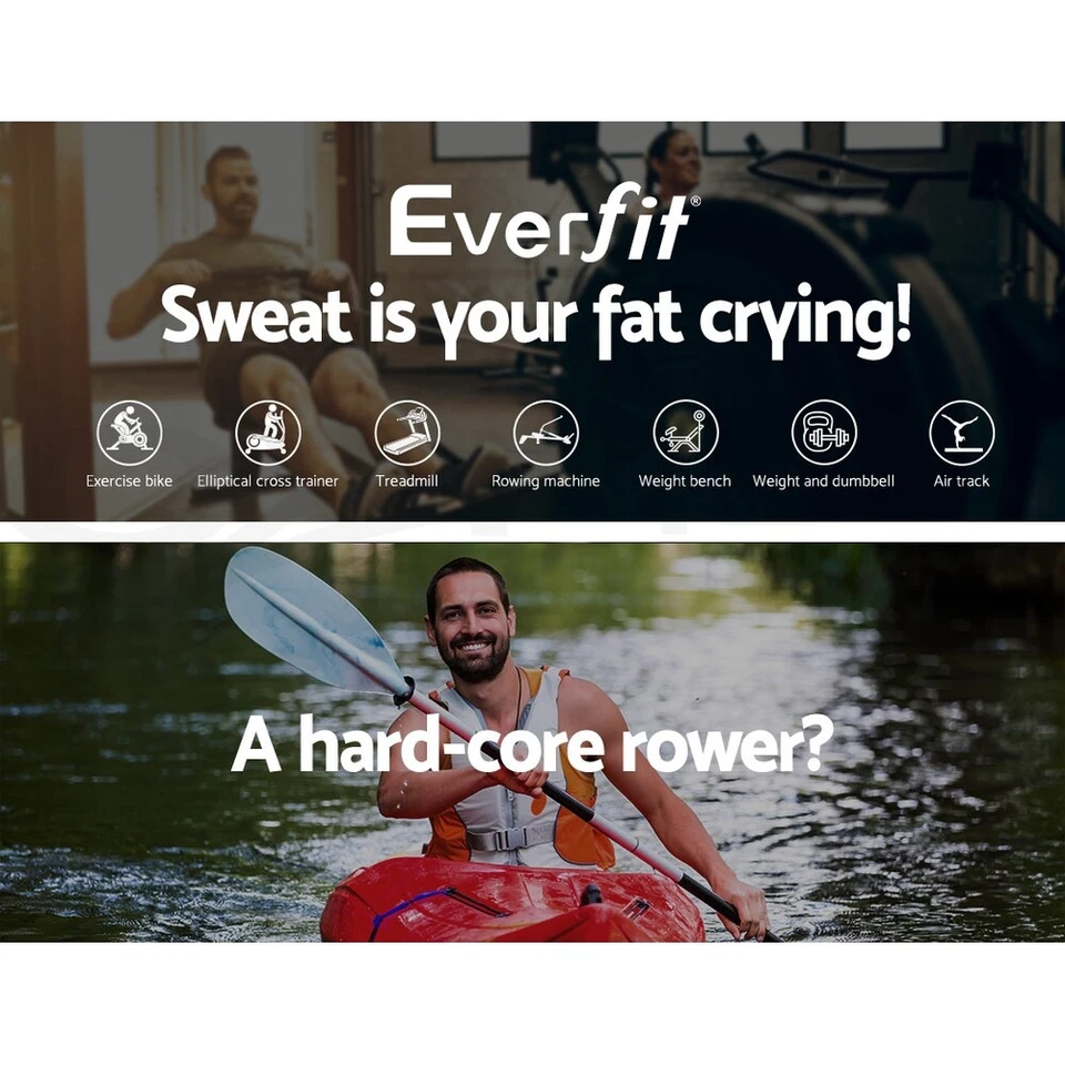 Everfit Rowing Machine Rower Resistance Exercise Fitness Gym Hydraulic Magnetic - image 2 of 4