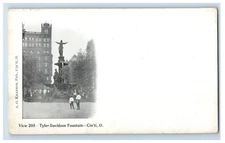 C1898 Tyler Davidson Fountain Cin' Ti Postcard F86E