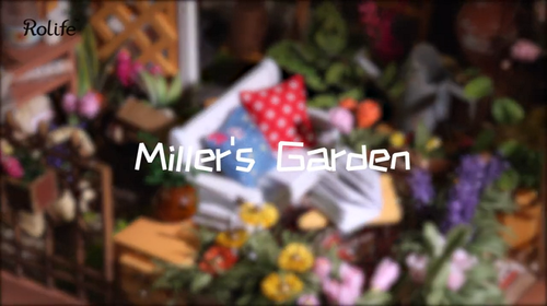 ROKR HÁGALO USTED MISMO Kit Miniatura Casa de Muñecas con LED Mini Modelo Construcción Niños Regalos de Navidad - Vídeo 1 de 1