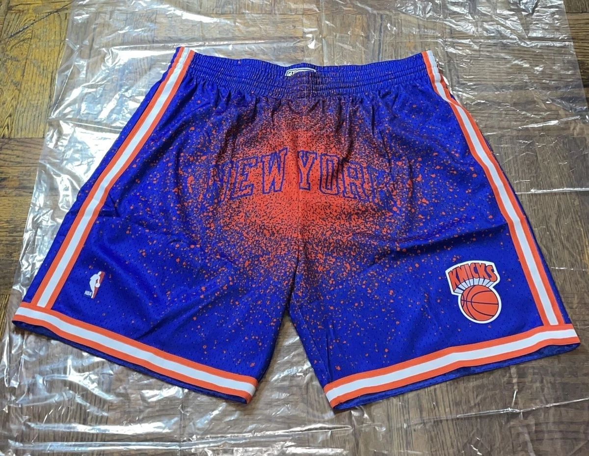 Mitchell Ness NBA New York Knicks Swingman Shorts 1991 Blue