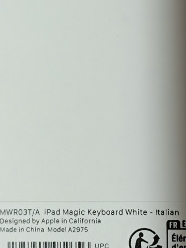 Apple Magic Keyboard für iPad Pro 11 (M4) QWERTY Italienisch - Weiß _0.87_5 - Bild 5 von 12