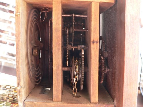 Schwarzwalduhr ca. 1880 läuft präzise 1fach Gong #6446 - Bild 9 von 15