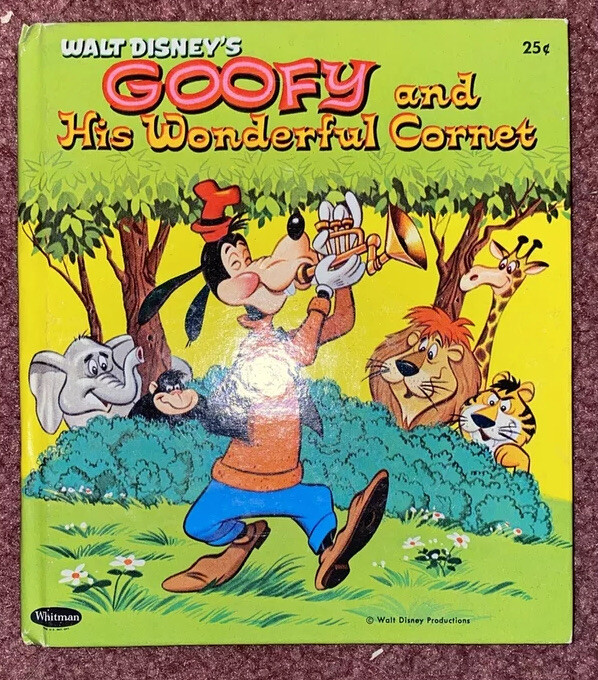 WALT DISNEY’S GOOFYcoloring bookアメリカの古書 Walt Disney's Sport Goofy Golden Coloring Vintage Book