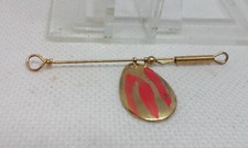 Vintage Horrocks Ibbotson Winner Spinner Gold 1" Inline Spinner Fishing Lure