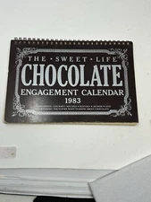 Sweet Life CHOCOLATE Engagement Calendar 1983 Gourmet Recipes History Humor VTG