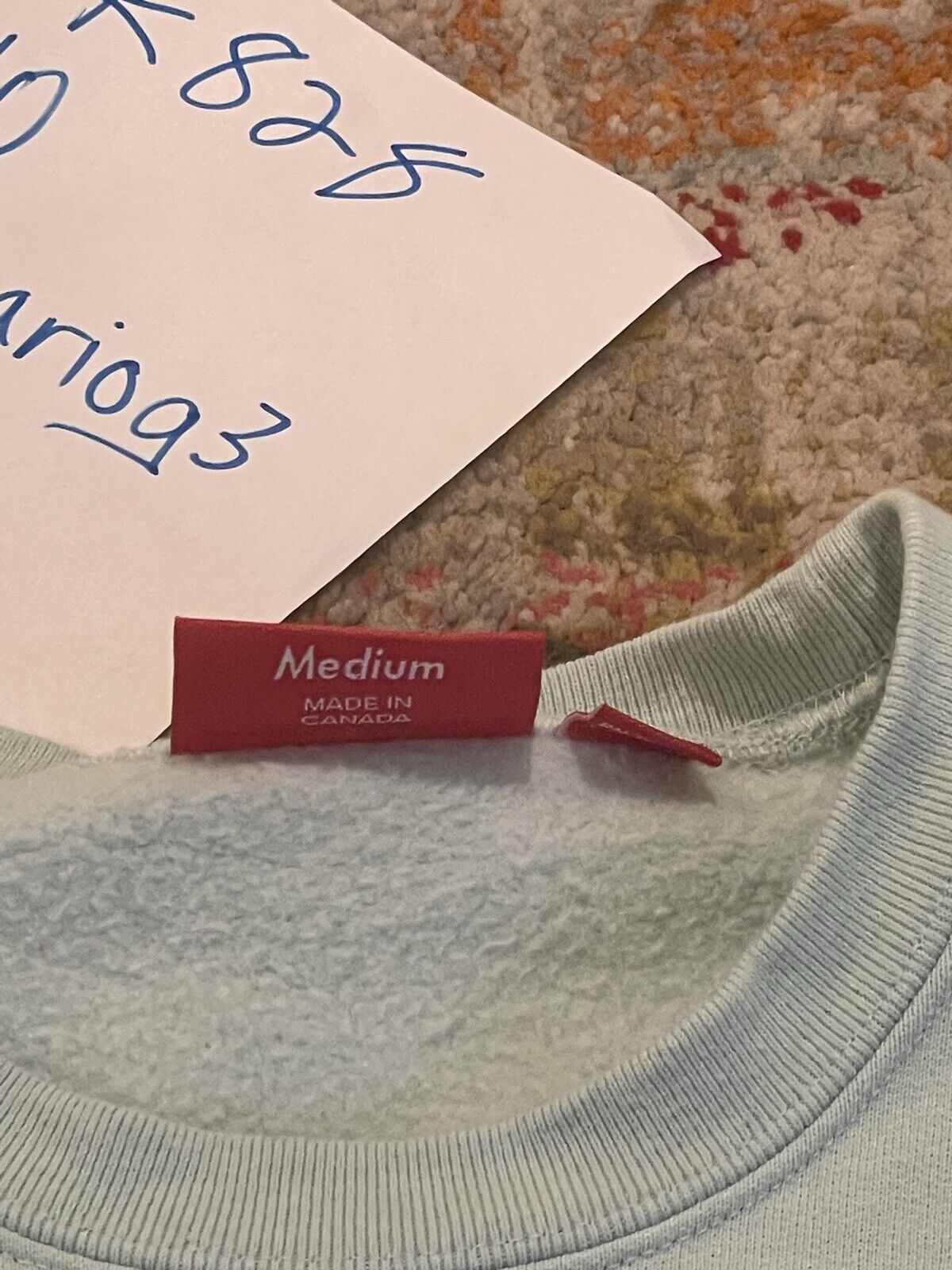 SUPREME GONZ HEADS FACES CREWNECK SWEATSHIRT MARK GONZALES Size Medium Blue Bogo SUPREME GONZ HEADS FACES CREWNECK SWEATSHIRT MARK GONZALES Size Medium Blue Bogo