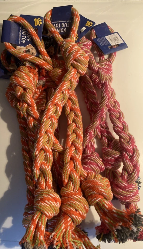 10x Dog Rope Warehouse Clearance Car Boot Sale Job Lot Bulk Buy 50cm Lenghth