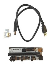 2 Pack, Premium PCI-E Riser Adapter Card for GPU Crypto Mining