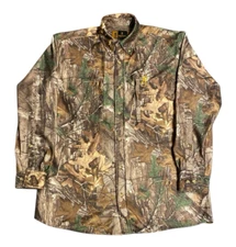 Browning Wasatch Long Sleeve Mesh Real Tree Camouflage Shirt Large Hunting