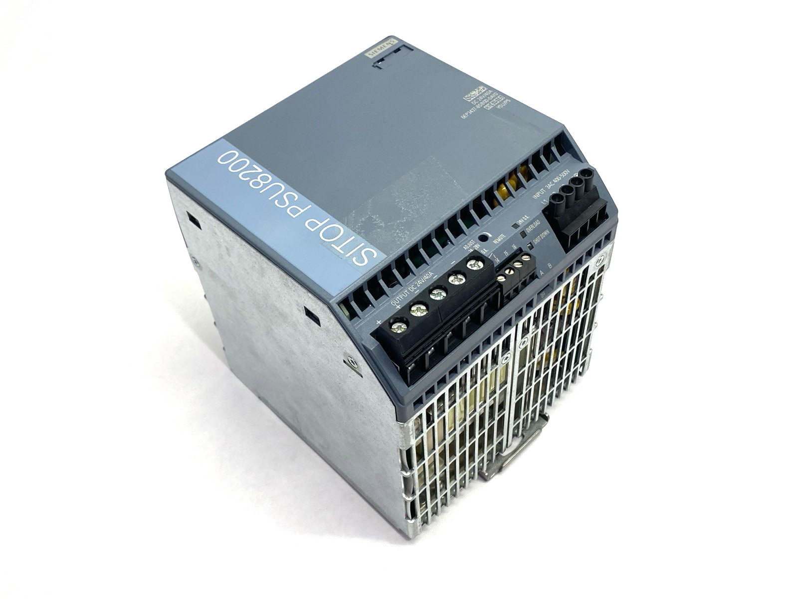 Siemens 6EP3437-8SB00-0AY0 Stabalized Power Supply 24 V/40 A SITOP PSU8200