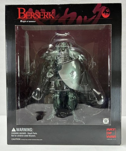 ART OF WAR Berserk Knight of skeleton figure PVC Black rare japan - Picture 1 of 8
