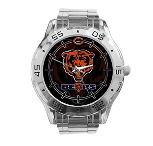 Chicago Bears NFL Stainless Steel Analogue Watch Gift for sale online
