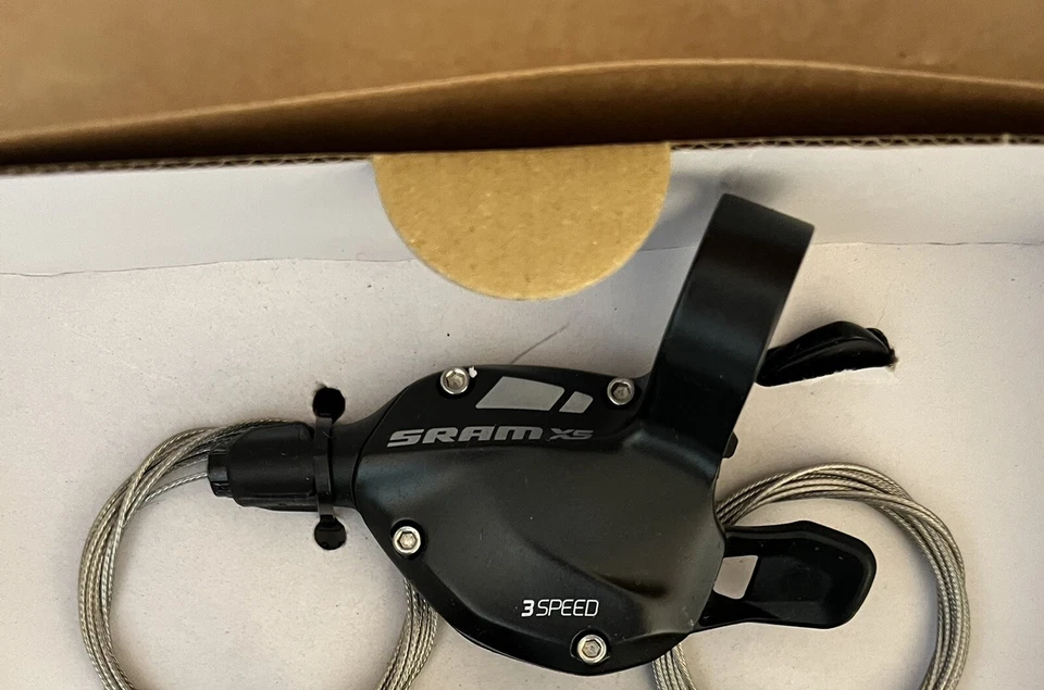 SRAM X5 Front 3 Speed Trigger Shifter with Clamp, Black, - Image 2 of 2