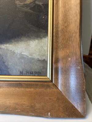 VTG H Happ Wasserschopferin Old Well Woman Petching Water Print