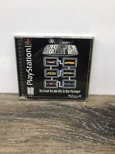 Williams Arcade's Greatest Hits (PS1 PlayStation 1, 1996) w/ Manual Tested Work