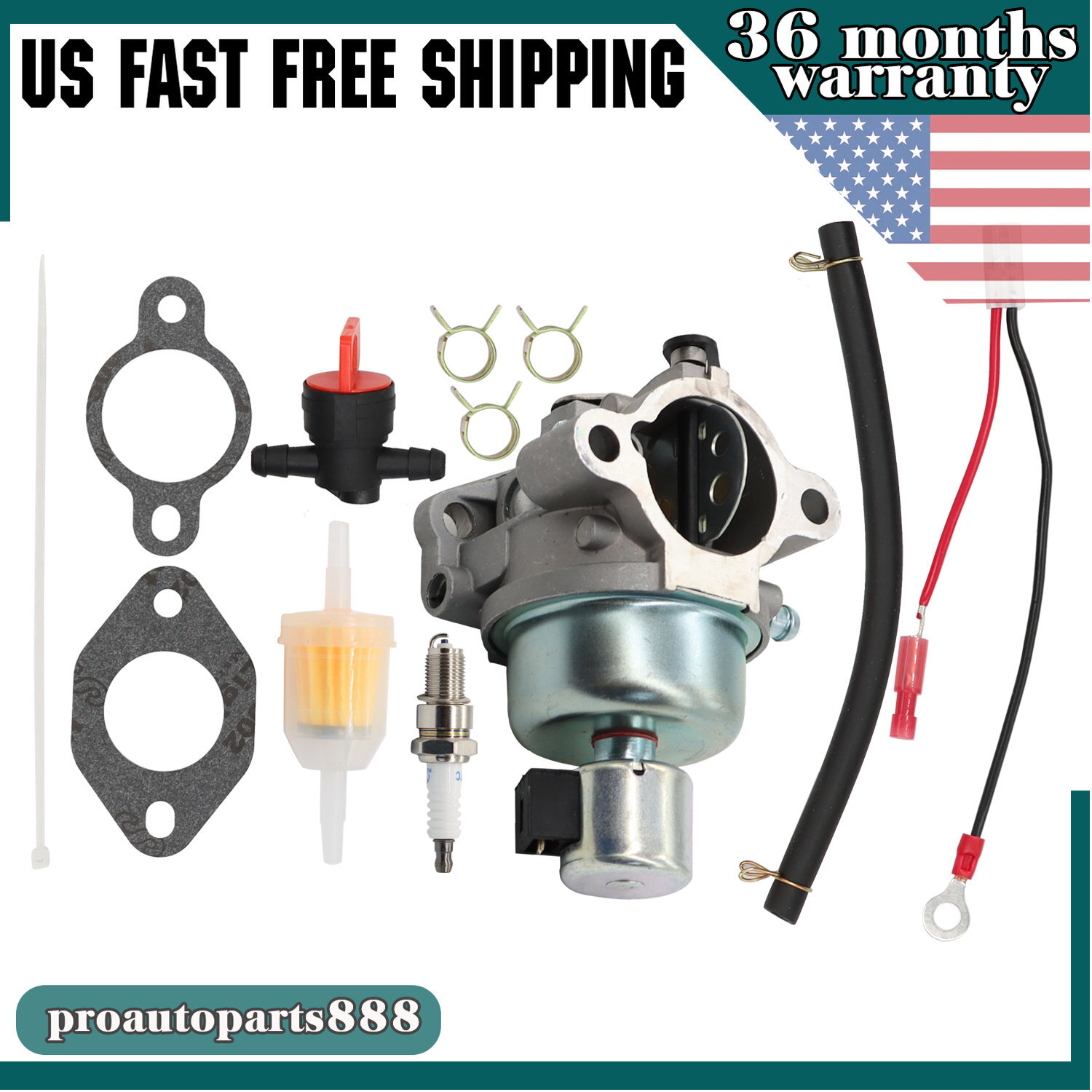 Carotatrice Makita Carburatore Per Tosaerba, Montaggio Preciso E Prestazioni Del Motore Migliorate Per Cub Cadet LTX1040 LTX1042 LTX1045 XT1LT42 Carter Runner 180 - Foto 4