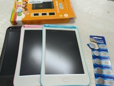 8 inch LCD Writing Tablet 3 pack with extra batteries.