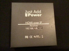 Just Add Power HDMI Over IP Receiver 192 168 168 197