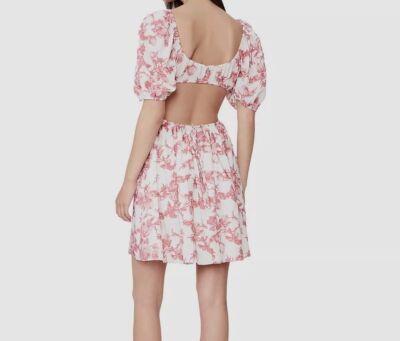 bardot eden mini dress Bardot Eden Mini Dress Women's Clothing Red Floral : 4