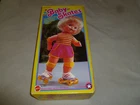 VINTAGE BOXED BABY SKATES 15" SKATING WIND UP DOLL MATTEL 1982 5912 STILL WORKS