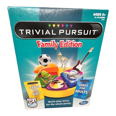 Trivial Pursuit Family Edition - NIOB - Hasbro - 2013 - COMPLETE