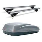 320L Roof Box Car Carrier and 120cm Roof Cross Bars for BMW 2 Series Touring E91