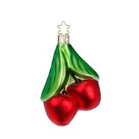 "Inge Glas: \"Kirschen\" Christbaumschmuck Handgefertigt In Franken Weihnachten"