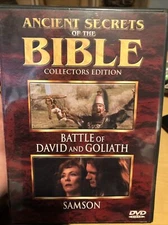 NEW SEALED Ancient Secrets of Bible Battle David & Goliath Samson DVD Collectors