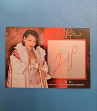 HIKARU SHIDA BBM Women's Pro Wrestling Limited to 60 pieces Siri Sign AEW