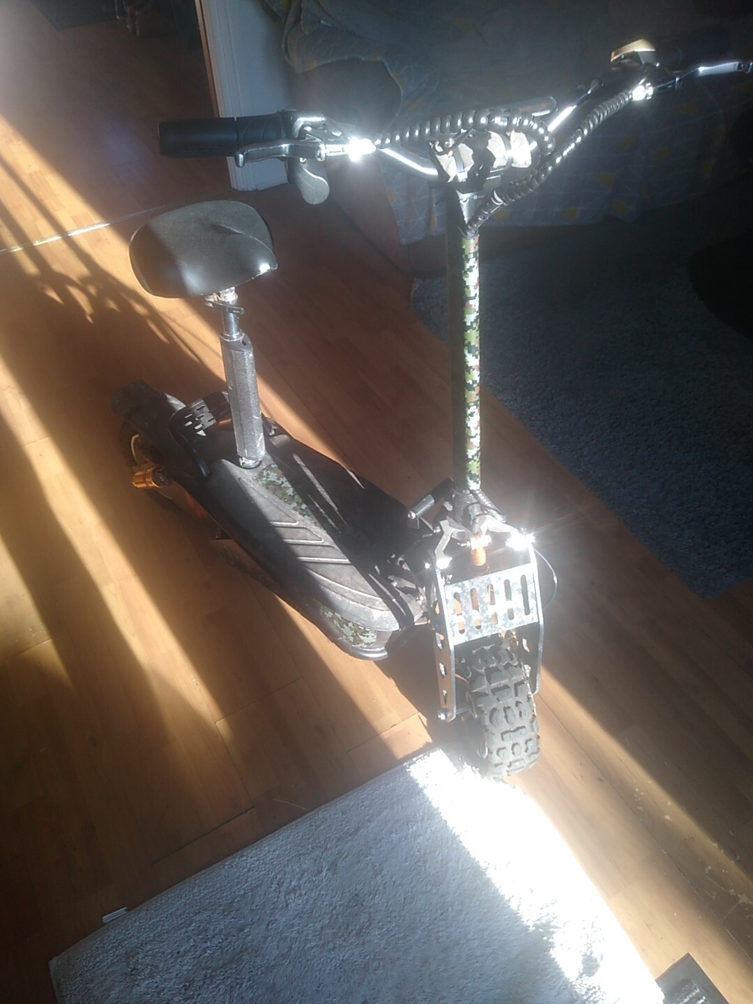 Chaos 1600w 48v Adult Electric Dirt Scooter With Power Boost 35km/hr