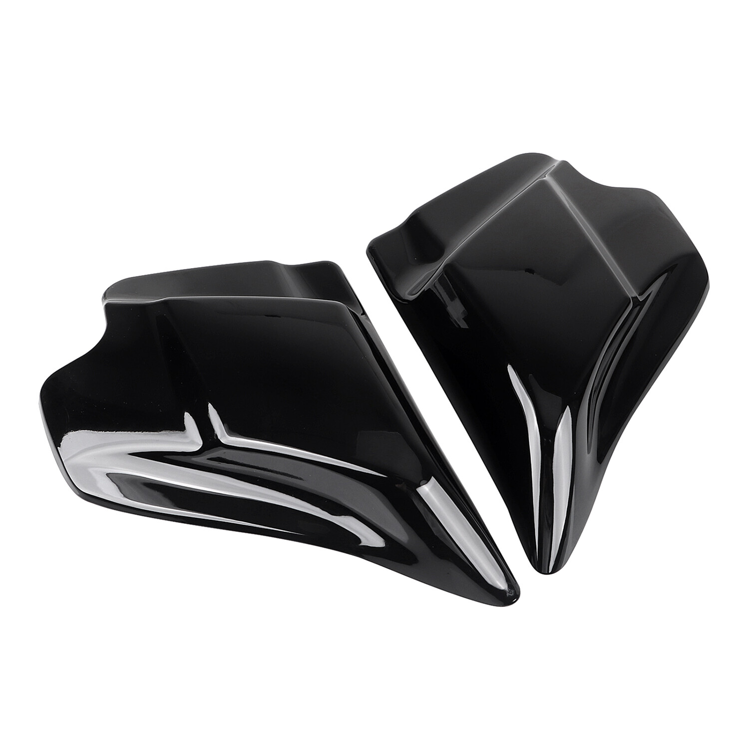 Motorcycle Left & Right Side Covers Panel For Harley Electra Road Street Glide