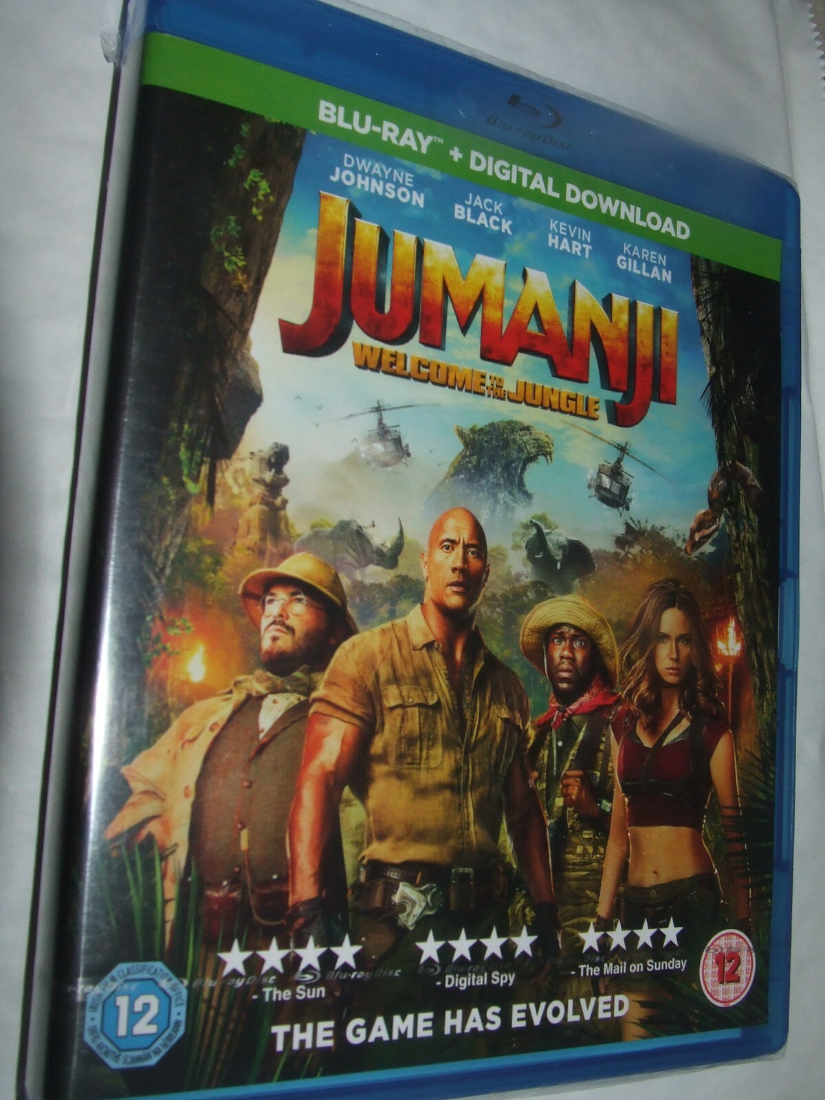 Jumanji - Welcome To The Jungle BLU RAY NEW & SEALED