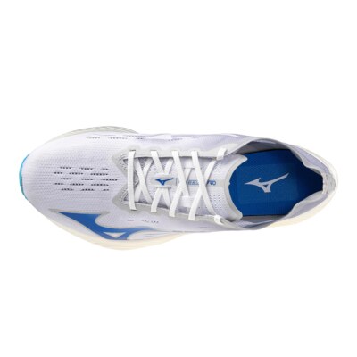 MIZUNO Wave Rebellion Pro Natural U1GD2499 00 White Blue Width 2E