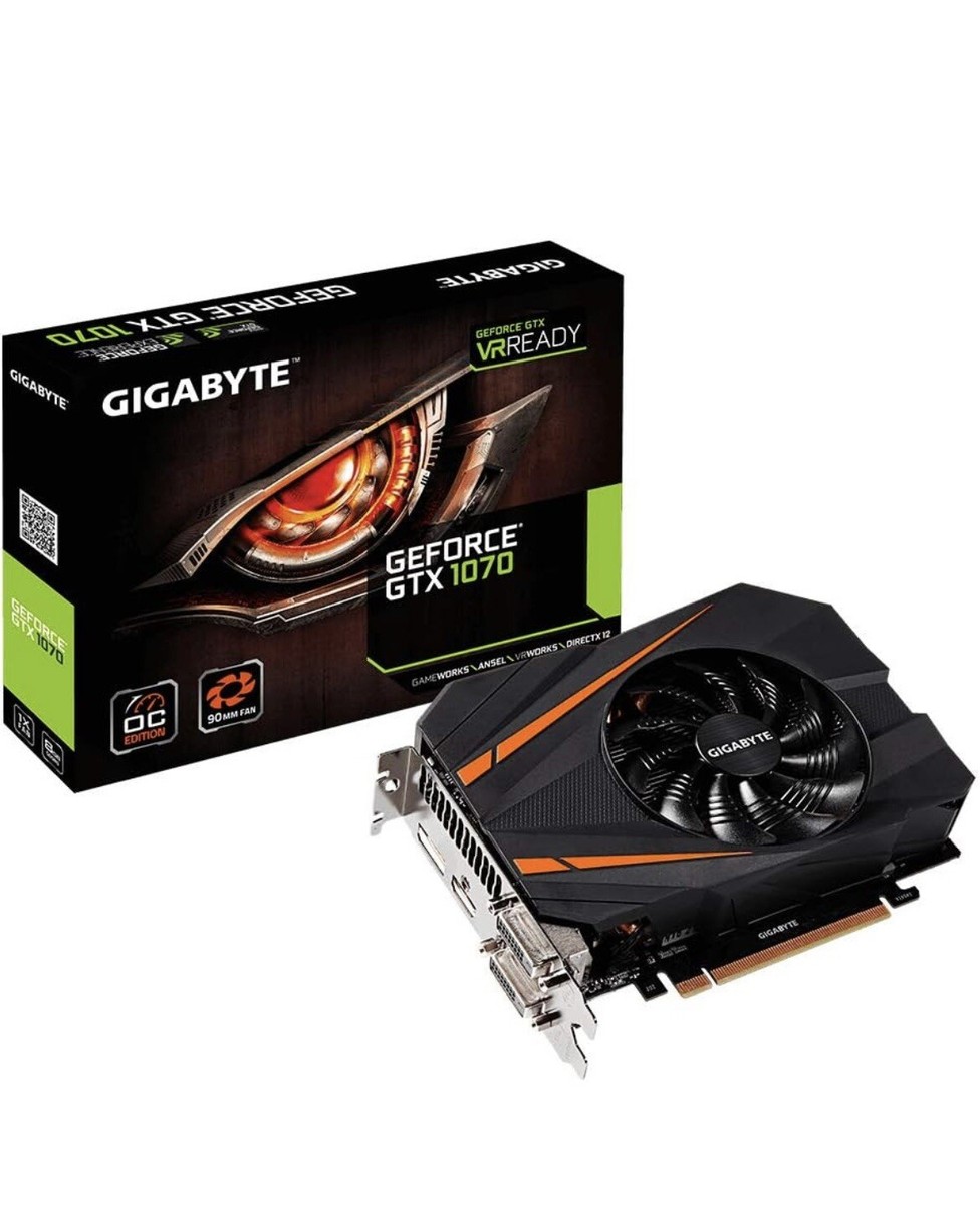 GIGABYTE GeForce GTX 1070 Mini ITX OC 8GB GDDR5 Graphics GIGABYTE GeForce GTX 1070 Mini ITX OC 8GB GDDR5 Graphics