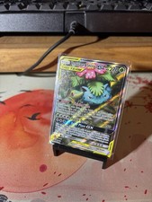 Venusaur & Snivy GX TAG TEAM Full Art Holo SM229 Carta Pokémon TCG