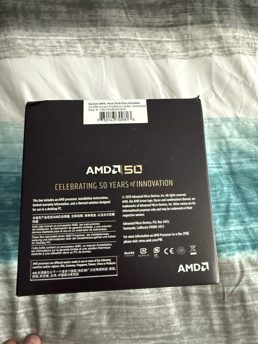 アッキー AMD50周年記念限定モデル「AMD Ryzen 7 2700X Gold Edition
