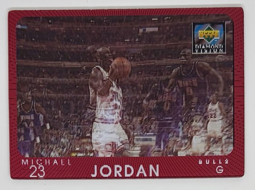 Michael Jordan #4 1997 Upper Deck Diamond Vision card