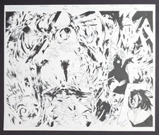 Meridian #32 Pgs 14-15 Inks by Roland Paris, Printed Pencils by Greg Tocchini