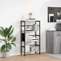 BüCherregal 3 Ebenen 60 X 29,5 X 115 Cm Holzwerkstoff